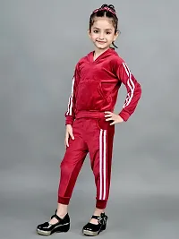 Fabulous Maroon Fleece Printed Sweaters with Trousers For Boys-thumb4