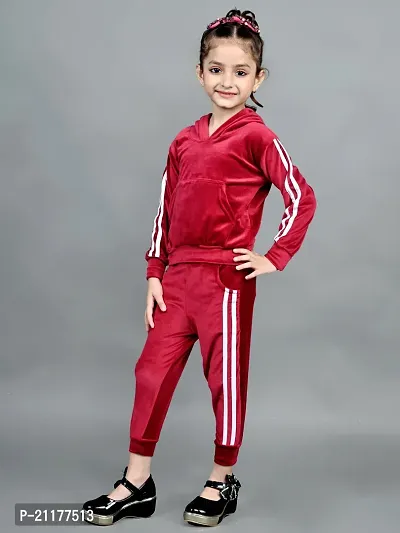 Fabulous Maroon Fleece Printed Sweaters with Trousers For Boys-thumb5