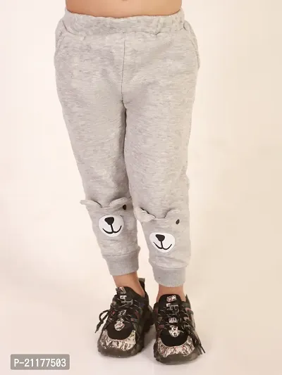 Fabulous Grey Fleece Printed Sweaters with Trousers For Boys-thumb5