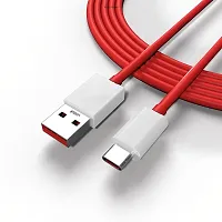 OnePlus Geniune 65W Dash Warp Charging Cable USB A to Type C Data Sync Fast Charging Cable Compatible with All OnePlus Devices  Other Type C Support Devices-thumb1