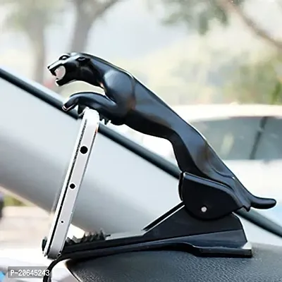 Jaguar Design Hud Car Mobile Phone Holder Mount Stand 360 Degree Rotation Adjustable Clip Holder for Dashboard