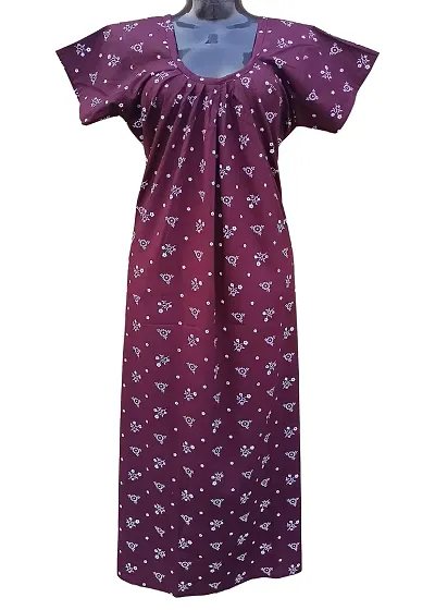 Hot Selling Cotton Nighty Women's Nightwear 