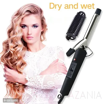 AZANIA Electric 471 B Hair Curler Iron.Hair Curler Iron for Women,Iron Electric Hair Curler (Black)-thumb0