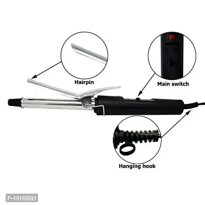 AZANIA Electric 471 B Hair Curler Iron.Hair Curler Iron for Women,Iron Electric Hair Curler (Black)-thumb4