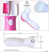 5-in-1 Smoothing Body Face Beauty Care Facial Massager Massager (Pink, White) 5-in-1 Smoothing Body Face Facial Massager_Code-M-701-thumb3