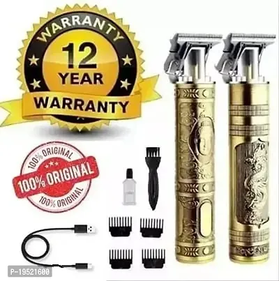 Maxtop Golden Trimmer Buddha Style Trimmer, Professional Hair Clipper, Adjustable Blade Clipper, Hair Trimmer and Shaver For Men, Retro Oil Head Close Cut Precise hair Trimming Machine-thumb0