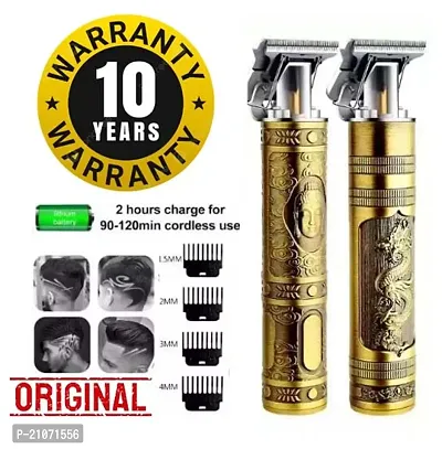 Hair Trimmer For Men Style Trimmer, Professional Hair Clipper, Adjustable Blade Clipper, Hair Trimmer and Shaver,Retro Oil Head Close Cut Precise hair Trimming Machine (Golden)