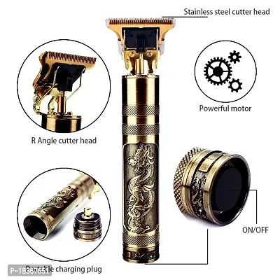 MAXTOP Golden Buddha Style Trimmer For Men Professional Hair Clipper, Adjustable Blade Clipper, Retro Oil Head Close Cut Precise hair Trimming Machine-thumb3