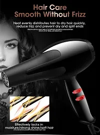 Hair Dryer For Women NOVA 6130 (1800W Black/Red)-thumb2