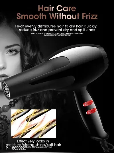 Hair Dryer For Women NOVA 6130 (1800W Black/Red)-thumb3