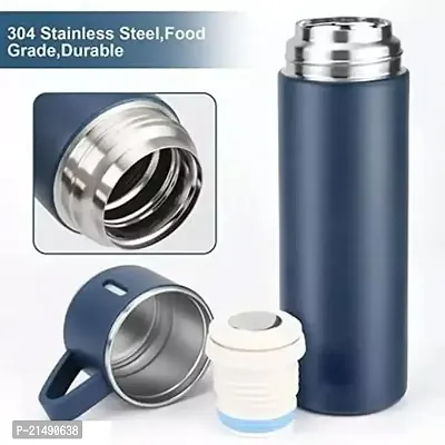 AZANIA Stainless Steel Insulated Water Bottle 500ml | Thermos Flask 500ml | Hot and Cold Steel Water Bottle 500ml-thumb5