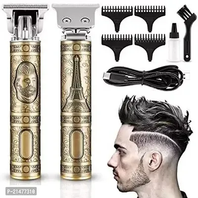 Face, Head and Body - All-in-one Trimmer for Men Self Sharpening Stainless Steel Blades, No Oil Needed, 60 Mins Run Time-thumb2