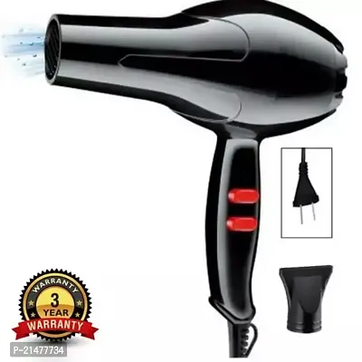 Essential Care Hair Dryer (BHD356/10) | 2100 Watts| Thermoprotect| 6 Heat  Speed Settings-Black| Frizz free Hair with advanced Ionic care for Salon like Styling