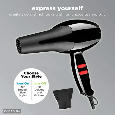 Professional Hair Dryer For Women  Men- (Pro Touch 1800-2000W) Cool Shot Button  2 Detachable Nozzles-thumb0
