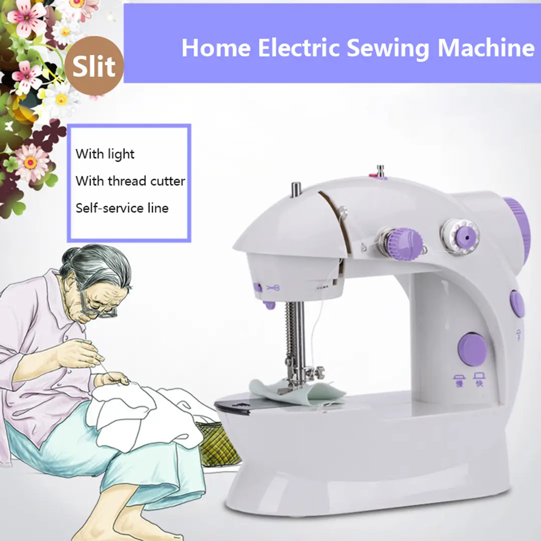 Mini Manual Stapler Style Hand Sewing Machine for Craft Clothes Multi Color