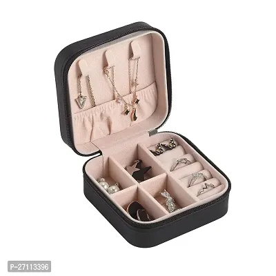 Mini Jewelry Travel Case Small Travel Jewelry Organizer Portable Jewelry Box Travel Mini Storage Organizer Portable Display Storage Box For Rings Earrings Necklaces Gifts