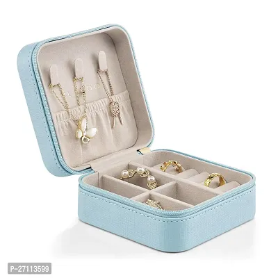 Mini Jewelry Travel Case Small Travel Jewelry Organizer Portable Jewelry Box Travel Mini Storage Organizer Portable Display Storage Box For Rings Earrings Necklaces Gifts