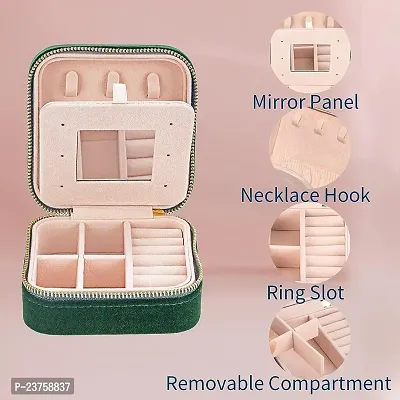 Small Jewelry Box, Travel Portable Jewelry Case For Ring, Pendant, Earring, Necklace, Bracelet Organizer Storage Holder Boxesnbsp;-thumb2