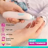 Baby Nail Trimmer File Electric Safe Nail Clippers With Light For Newborn Or Toddler Toes And Fingernails-thumb1