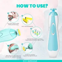 Baby Nail Clippers with Light - Electric Nail Trimmer for Safe and Easy Baby Nail Care (Multi Color)-thumb2