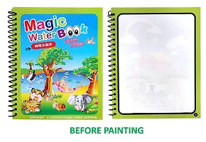 Magic Water Book for Kids, Magic Brush Pen Sketch Book, Drawing Books Toys for Kids, Return Gifts for Party for Kids Toys for 2-5 Years (Random 1Pc Pack)-thumb2