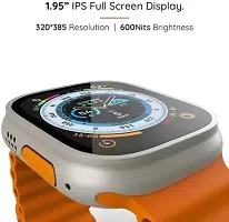 T10 Ultra 2.09 Infinite Display, Series 8 Smart Watch with Bluetooth Calling, Voice Assistant 123 Sports Modes, Calorie, Sleep Monitor, Activity, Heart Rate Monitor, Oximeter-thumb1