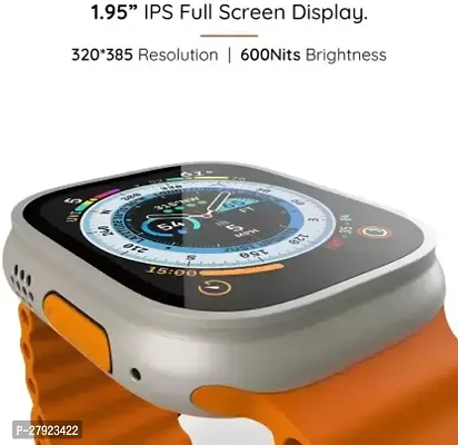 T10 Ultra 2.09 Infinite Display, Series 8 Smart Watch with Bluetooth Calling, Voice Assistant 123 Sports Modes, Calorie, Sleep Monitor, Activity, Heart Rate Monitor, Oximeter-thumb2