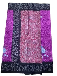 Women's Pure Cotton Self Design Saree With Blouse Piece-thumb3