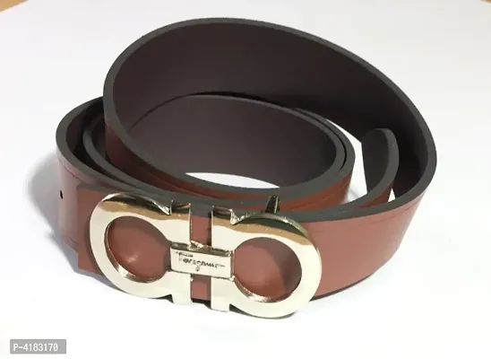 Men's Leatherite Solid Belt