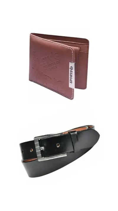 Belt and Wallet (Combo of 2)