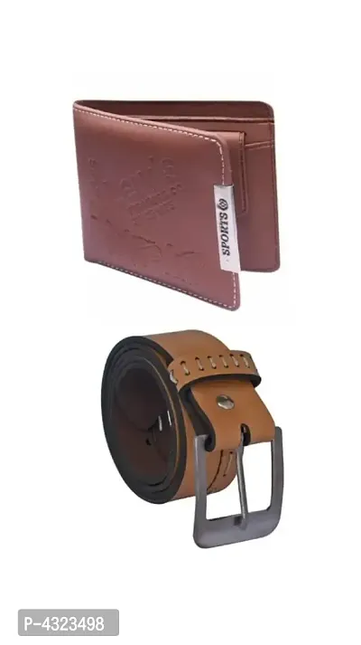 Men's Belt and Wallet (Combo of 2)-thumb0