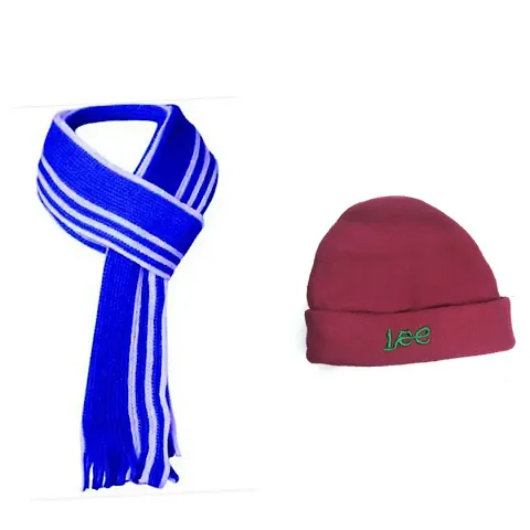 Combo Of Unisex Winter Caps And Scarfs