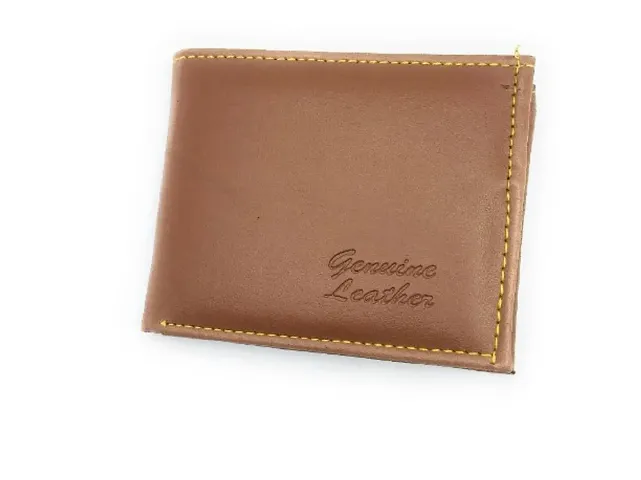 Stylish Self Design Leatherette Wallets For Men