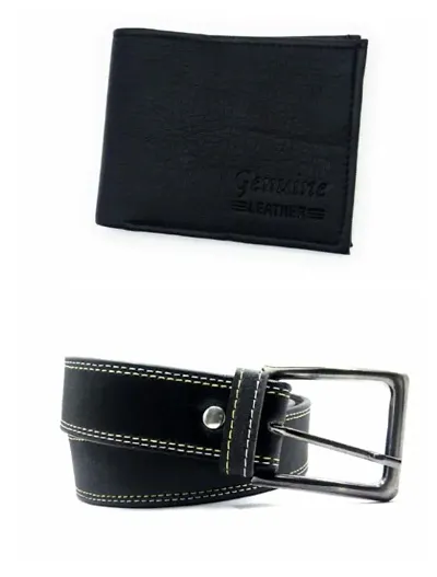 Trendy Wallet & Belt Combo Packs For Men
