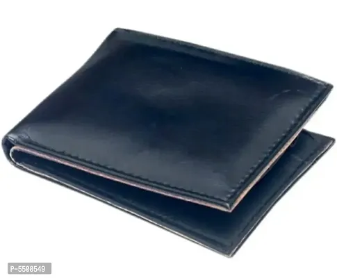 Men Stylish Leatherette Two Fold Wallet