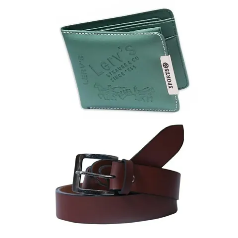 Stylish Combos Of Belts & Wallets For Men