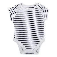 The Boo Boo Club Baby Cotton Half Sleeve Rompers, Bodysuits - Pack of 3-thumb4