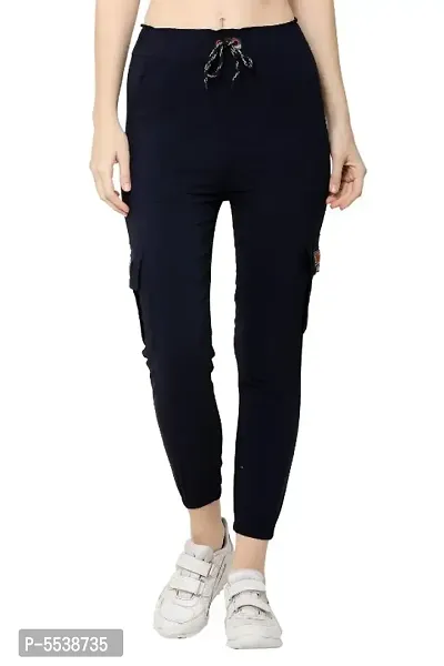 Trendy Solid Elegant pocket Trousers for girls