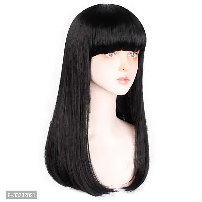 Designer Black Synthetic Hair Extensions For Women