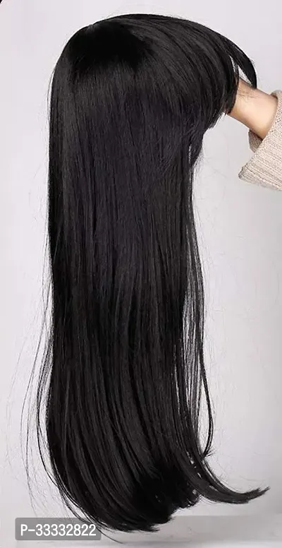 Designer Black Synthetic Hair Extensions For Women-thumb0