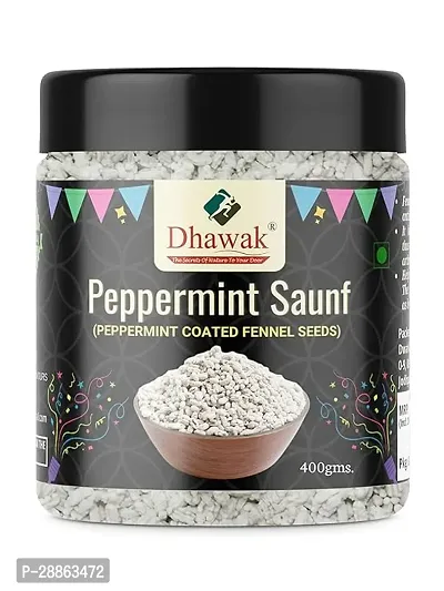 Peppermint Coated Fennel Seeds 400 Grams-thumb0