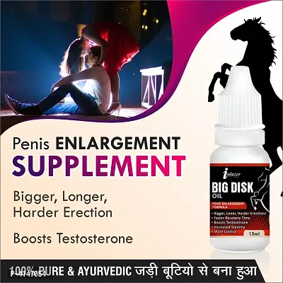 Big Disk Herbal Oil For Strengthens Male Genitalia 100% Ayurvedic Pack Of 1