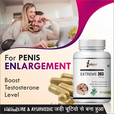 Extreme 303 Herbal Capsules For Curvature Problem 100% Ayurvedic Pack Of 1