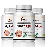 Night Winner Herbal Capsules For Increase Your Strength 100% Ayurvedic Pack Of 3-thumb1