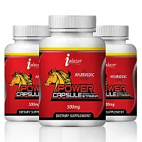 Power Capsules Herbal Capsules For Increase Stamina 100% Ayurvedic Pack Of 3-thumb1