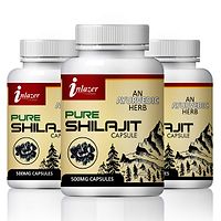 Pure Shilajit Herbal Capsules For High Altitude Sickness 100% Ayurvedic Pack Of 3-thumb1