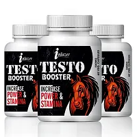 Testo Booster Herbalcapsules For Enhance Male Power 100% Ayurvedic Pack Of 3-thumb1