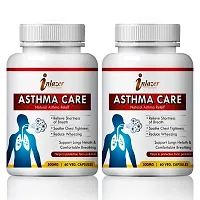 Asthama Care Herbal Capsules For Help In Asthma Problems 100% Ayurvedic Pack Of 2-thumb1