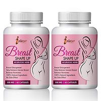 Breast Shape Up Herbal Capsules For Help In Correcting Underdeveloped Breasts 100% Ayurvedic Pack Of 2-thumb1