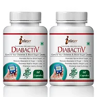 Diabactive Herbal Capsules For Powerful Blend Of Natural Herbs 100% Ayurvedic Pack Of 2-thumb1